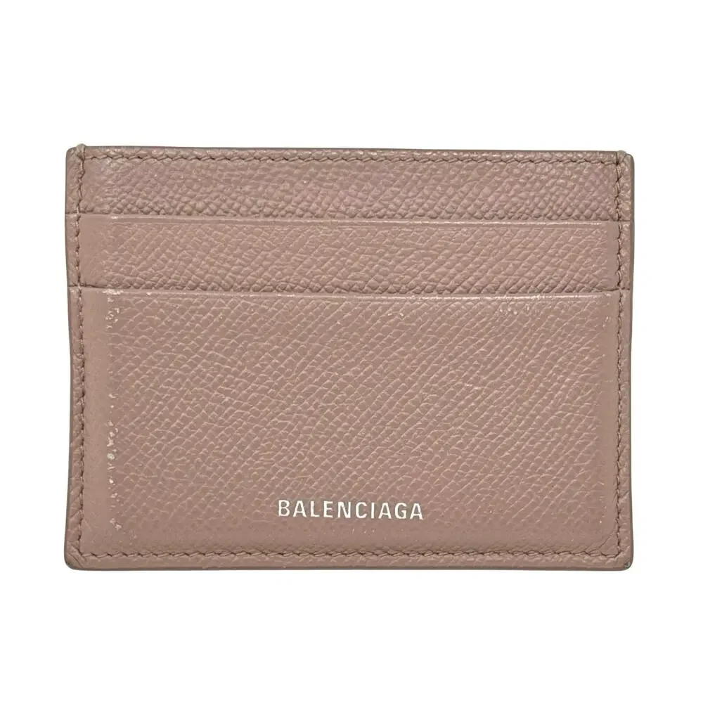 Balenciaga Beige Cardholder Wallet